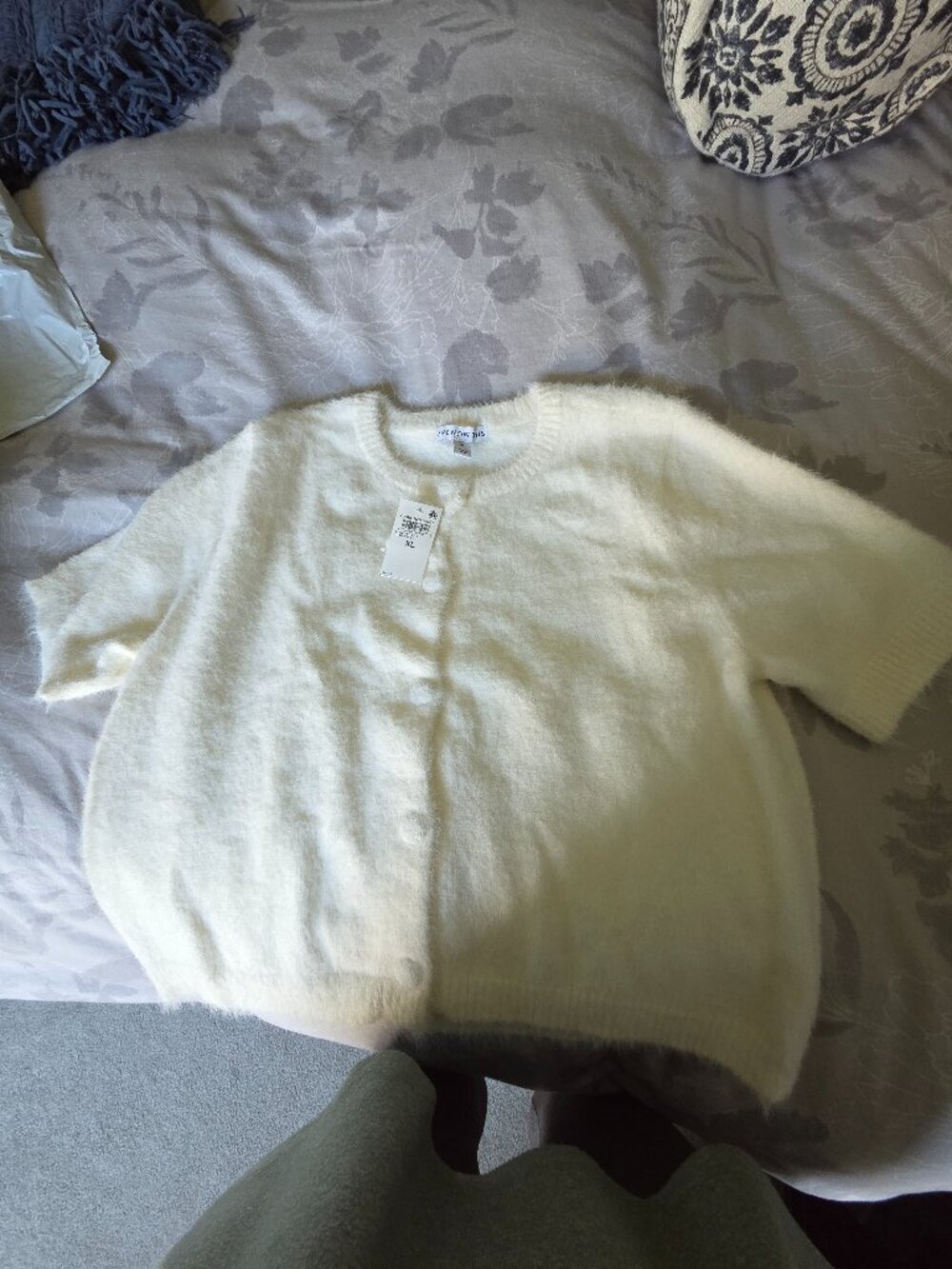 Winter white sweater